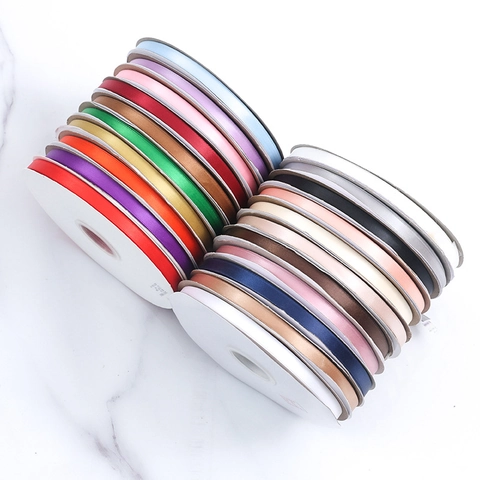 Nastro di Raso in Poliestere Decorativo Per Confezioni Regalo Torte Fai da Te Composizioni Floreali Decorazioni Matrimonio
