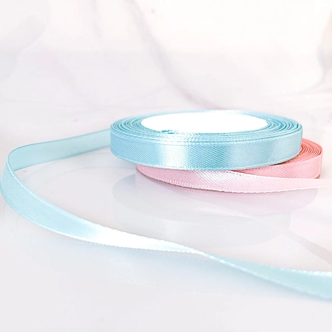 1cm Polyester Satin Ribbon For Gift Wrapping DIY Crafts Flower Packaging Wedding Party Decoration Sewing Trim Roll