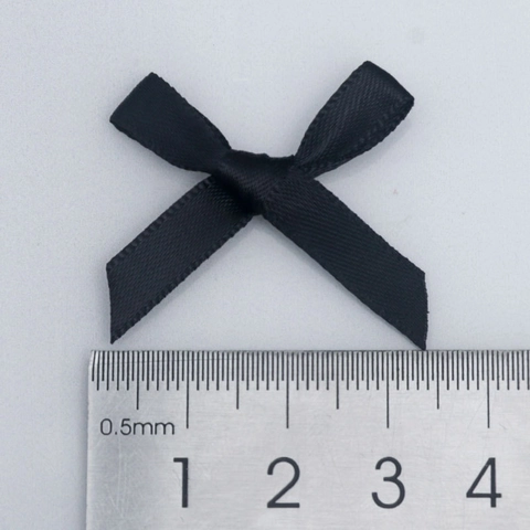 Handmade Polyester Satin Ribbon Bows For DIY Craft Clothing Accessory Gift Wrapping Decoration Multicolor Small Satin Bows