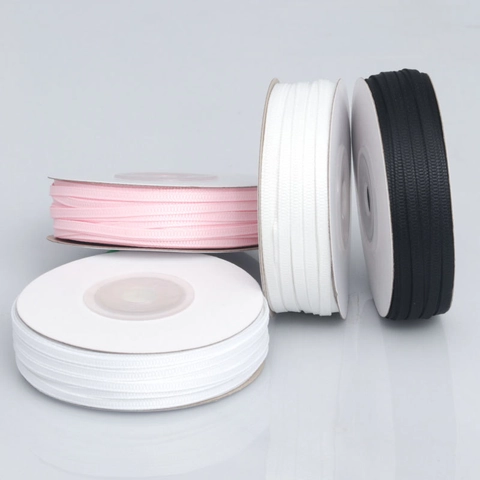 Smal Grosgrain Lint Polyester Geribbeld Lint Voor Cadeauverpakking Boeket Taartdoos Decoratie DIY Handgemaakt Materiaal Luxe Webbing