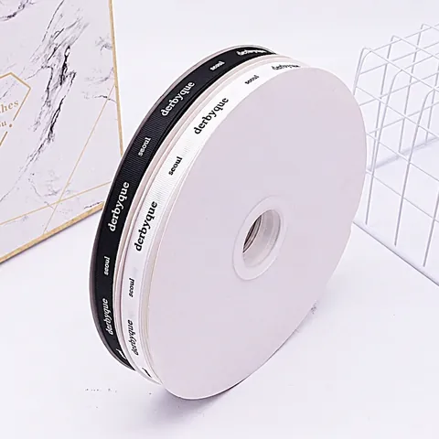 Nastro Grosgrain in Poliestere ad Alta Densità con Stampa di Lettere Nastro Decorativo per Confezioni Regalo Torte DIY