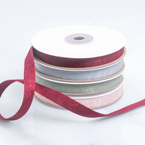 Vintage Polyester Samtband Für DIY Geschenkverpackung Handwerk Haarschmuck Gewebtes Dekoratives Weiches Samtband
