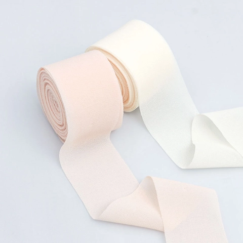 Solid Color Transparent Chiffon Ribbon For DIY Hair Bows Wedding Bouquet Flower Gift Wrapping Mesh Webbing Craft Ribbon