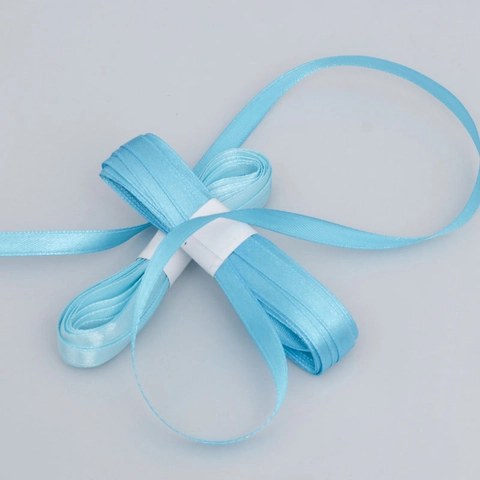 Solid Color Satin Ribbon Polyester Fabric Tape For Gift Wrapping Bouquet DIY Crafts Hair Accessories Wedding Party Decor