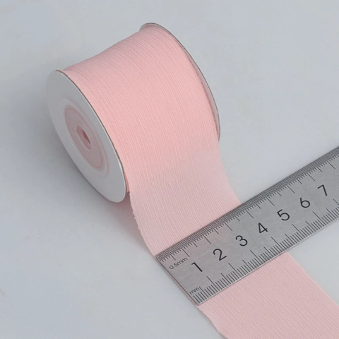 Solid Color Semi Transparent Chiffon Snow Gauze Ribbon For DIY Hair Bow Clothing Shoes Gift Box Flower Packaging Ribbons