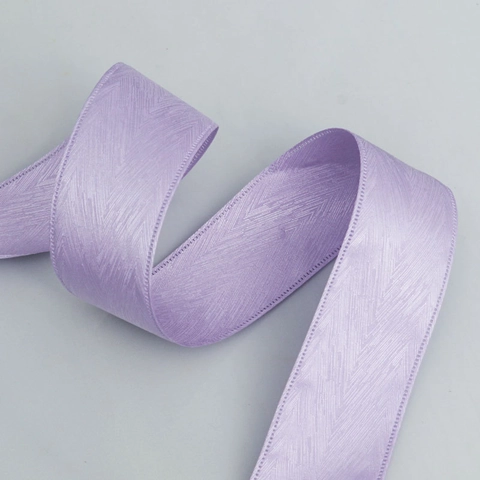 Koreanisch Fischgrätenmuster Band Satin Stoffband Für Geschenkverpackung DIY Blumenstrauß Schleife Handwerk Deko Band Hochzeit