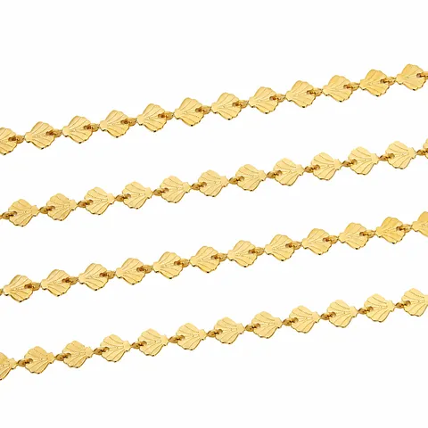 Stainless Steel Shell Scallop Chain For DIY Jewelry Making Necklaces Bracelets Findings Gold Steel Color Metal Chain