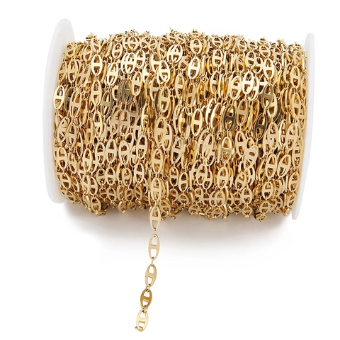 Catena Marina in Acciaio Inossidabile per Creazione di Collane e Bracciali Fai da Te Maglia a Naso di Maiale Accessori Gioielleria Catena