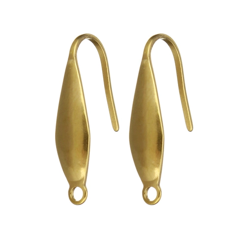 316 Stainless Steel French Earring Hooks DIY Jewelry Findings Gold Silver Plated Water Drop Ear Wire For Earring Making
