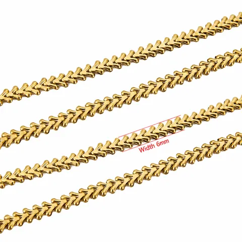 Stainless Steel Hollow Heart Branch Design Jewelry Making Chain Gold Plated Minimalist Clavicle Necklace Accessories