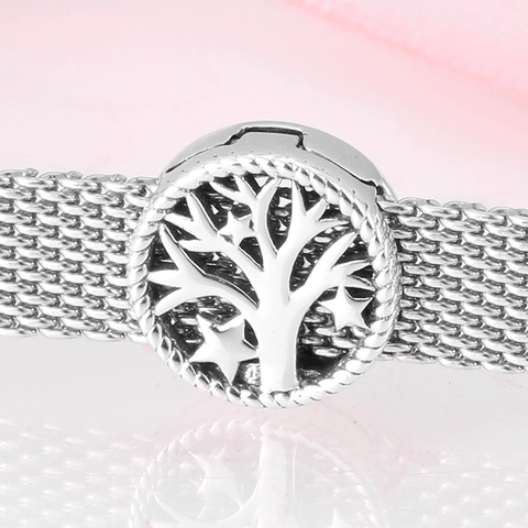 925 Sterling Silver DIY Charms For Bracelets Heart Animal Flower Life Tree Rhinestone Beads For Jewelry Making Women Gift