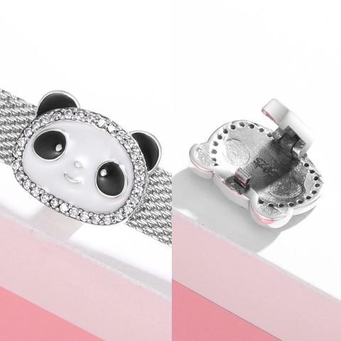 925 Sterling Silver Animal Star Heart Charms Beads For DIY Jewelry Making Pave Rhinestone Enamel Panda Turtle Balloon Dangle Pendant Bracelet Accessories