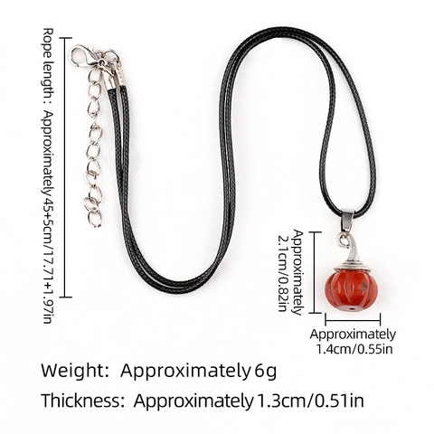Natuurlijk Kristal Agaat Pompoen Hanger Ketting Met Heksenhoed Metalen Kap Halloween Feest Sieraden Voor Dames Heren Cadeau