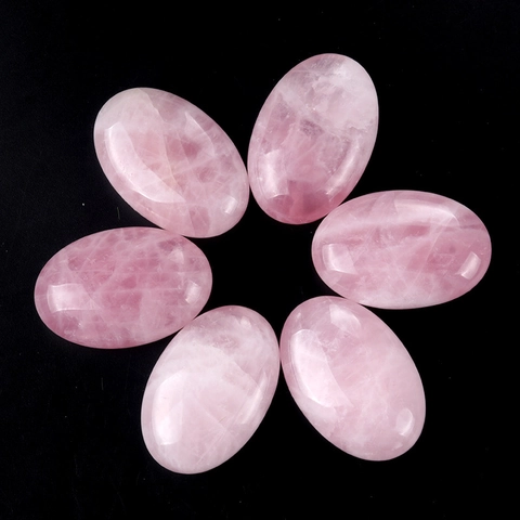 Pietra da Palmo in Quarzo Rosa Naturale Forma di Sapone Cristallo Curativo Lucidato per Yoga Meditazione Massaggio Arredo Casa