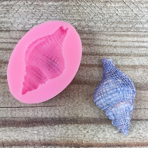 Stampo in Silicone a Tema Oceano con Conchiglia di Mare per Fai-da-te Cioccolato Fondente Decorazione Torte Artigianato Rosa