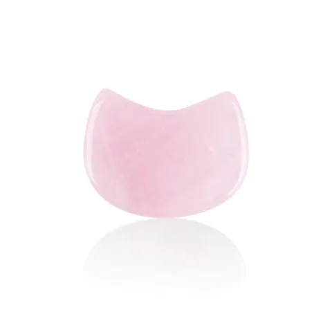 Natural Rose Quartz Cat Head Face Massager Pink Crystal Gua Sha Board Beauty Tool Skin Care Facial Relaxation Massage Tool