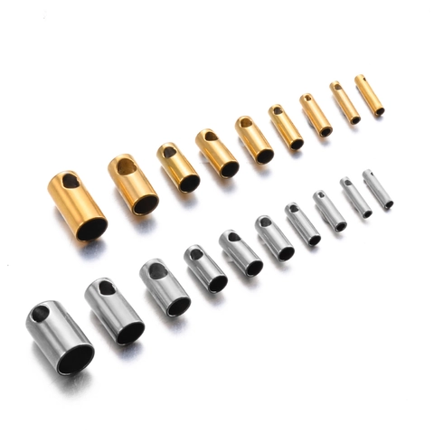 Stainless Steel Snake Head Cord End Caps Electroplated Leather Cord Ends DIY Jewelry Making Findings Necklace Fasteners