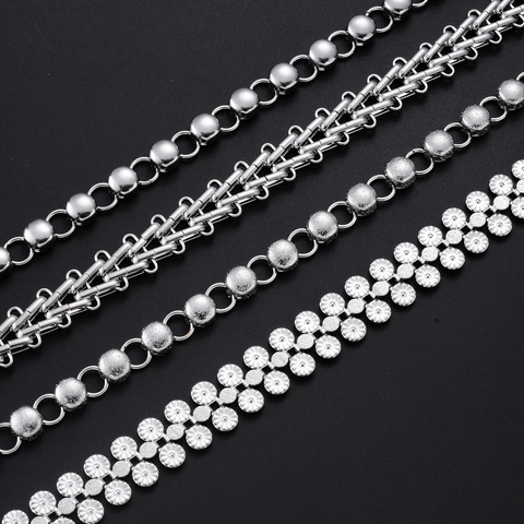 Handgemaakt Roestvrij Staal Geometrisch DIY Sieraden Ketting Bulk Voor Kettingen Armband Hip Hop Punk Individueel Sieraden Maken Accessoires Unisex