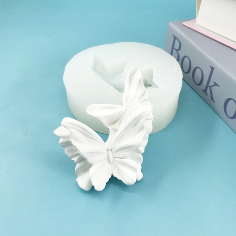 Butterfly Silicone Mold For Cake Decorating Fondant Chocolate Scented Candle Gypsum DIY Craft Butterfly Wing Baking Tool