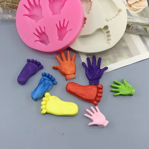 Stampo in Silicone Fai da Te per Torte Fondant a Forma di Palmo e Impronta per Cioccolato Dolci Strumento Decorativo da Cucina