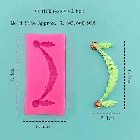 Rosa Silikon Kuchenform Quasten Girlande Spitze Design DIY Backwerkzeug Fondant Schokolade Ton Dekoration Form