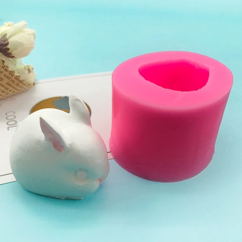 Three Dimensional Bunny Rabbit Silicone Mold For French Baking Mousse Cake Pudding Handmade Craft Chocolate Fondant Tools