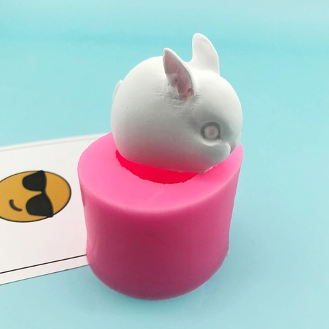 Three Dimensional Bunny Rabbit Silicone Mold For French Baking Mousse Cake Pudding Handmade Craft Chocolate Fondant Tools