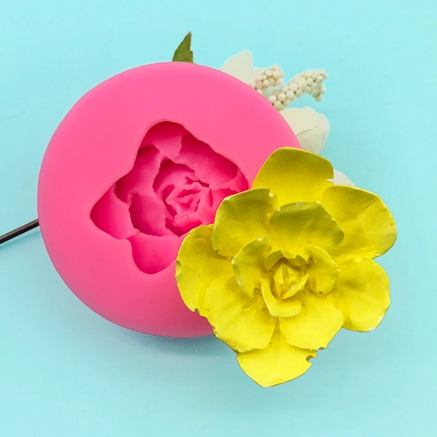 Rosenblüte Silikonform DIY Handgefertigte Seife Schokolade Fondant Kuchendekoration Form Kerzenherstellung Werkzeug Rosenform Tonform