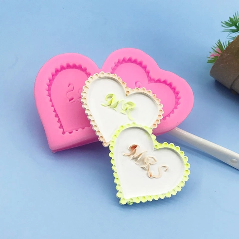 Herz Silikonform MR MRS Geprägte Fondant Schokolade Backform Für Hochzeit Valentinstag Tortendeko DIY Bastelwerkzeug