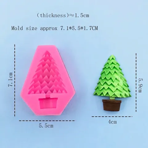 Weihnachtsbaum Silikonform Für Fondant Kuchen Schokolade Kekse Backen Gebäck Dekoration DIY Weihnachten Serie Backwerkzeug