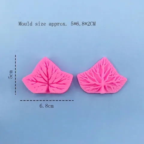 DIY Ahornblatt Silikon Fondant Veiner Form Zweiteiliges Set Blattmuster Kuchen Dekoration Backwerkzeuge Für Schokolade Harz