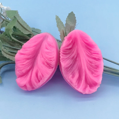 Stampo In Silicone Con Motivo A Venature Di Foglie Per Decorazione Torte DIY Strumenti Per Sugarcraft Forma Di Foglia