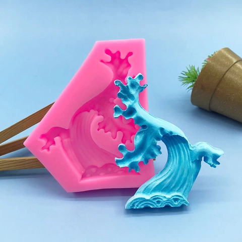 Meereswelle Silikonform Für DIY Kuchen Backen Schokolade Fondant Harz Gips Ozean Textur Sugarcraft Dekoration