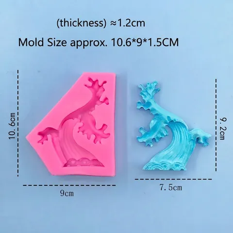 Meereswelle Silikonform Für DIY Kuchen Backen Schokolade Fondant Harz Gips Ozean Textur Sugarcraft Dekoration