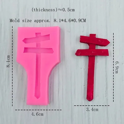 Straßenschild Indikator Form Silikonform Für DIY Fondant Kuchen Dekoration Schokolade Harz Epoxid Kerze Seife Backwerkzeug