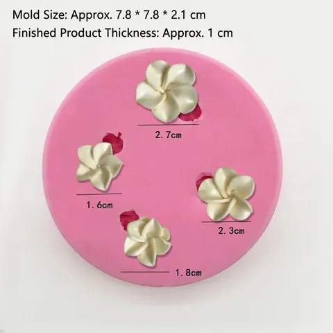 Flower Shape Silicone Mold DIY Resin Plaster Casting Mold For Chocolate Fondant Baking Tool Handmade Soap Candle Mold