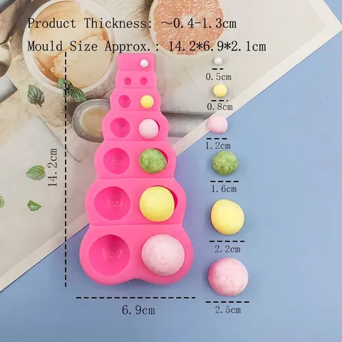 Lebensmittelechte Silikonform 3D Sphärische Halbkugel Schokolade Fondant Kuchen Backen DIY Handgefertigt Küchenwerkzeug Für Zuhause