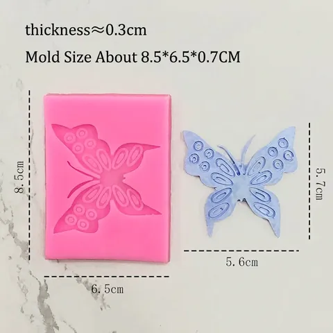 Schmetterling Silikonform Für Kuchen Fondant Schokolade DIY Backwerkzeuge Rosa Schmetterling Silikonform Für Die Küche