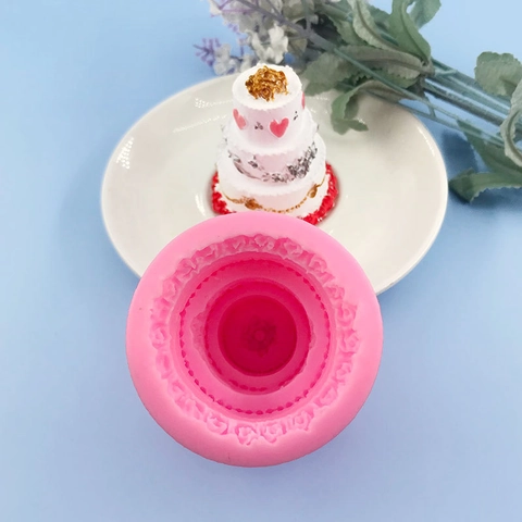 3D Στερεοσκοπική Φόρμα Σιλικόνης για Τούρτα DIY Φοντάν Σοκολάτα Διακόσμηση Τούρτας Γενεθλίων Εργαλείο Ζαχαροπλαστικής