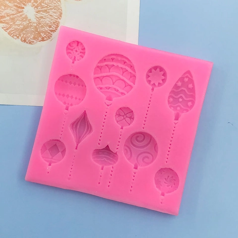 Handmade Christmas Ball Shaped Silicone Mold Fondant Chocolate Cake Decorating Gumpaste Baking Tool DIY Kitchen Bakeware