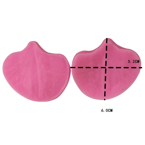 Lebensmittelechte Silikon Blatt Blütenblatt Fondant Form Für Kuchendekoration DIY Handgemachte Ton Backwerkzeuge Rosa Form