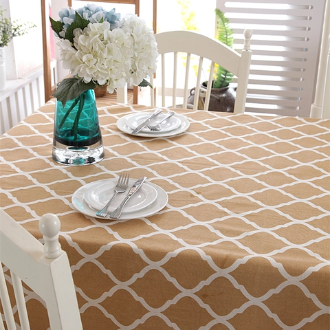 Mantel de Poliéster Amarillo con Rombo Geométrico Minimalista Moderno con Borde de Encaje Mantel de Mesa de Comedor Rectangular Decoración Hogar