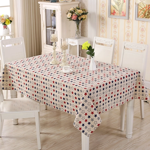Mantel Moderno de Mezcla de Lino con Estampados de Rayas y Cuadros para Cocina y Comedor Cubierta de Mesa Rectangular Decorativa