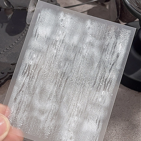 Adesivi per Unghie Ultrasottili Senza Cuciture con Motivo Marmo a Onde Design a Goccia d'Acqua 3D Decorazione per Manicure per Donna