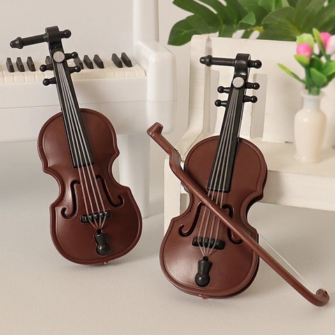 Miniatur Cello Modell Simulation Musikinstrument Kunststoff Ornament Für Puppenhaus Fotografie Requisiten Heim Deko Ornament