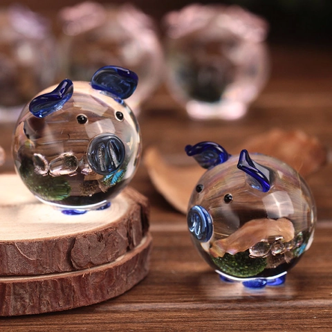 Kristallglas Schwein Figuren Süße Glücksschwein Handwerk Ornament Für Haus Büro Tisch Schreibtisch Tier Deko Geschenk