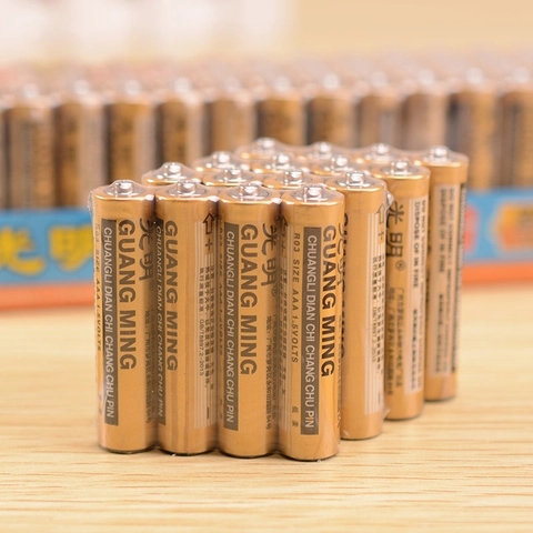 Hochleistungs AA AAA 1.5V Zink-Kohle Trockenbatterie Für Spielzeug Wecker Fernbedienung R03 R6S Haushalt Primärzelle