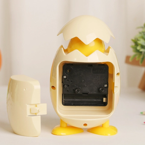 Creatieve Cartoon Kuiken Eierschaal Wekker Voor Kinderen Studenten Stil Kwartsuurwerk Bureau Timer Home Decor Cadeau