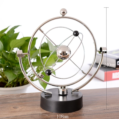 Movimiento Perpetuo Arte Orbital Cinético Juguete de Escritorio Gadget Científico Educativo Decoración de Oficina Hogar