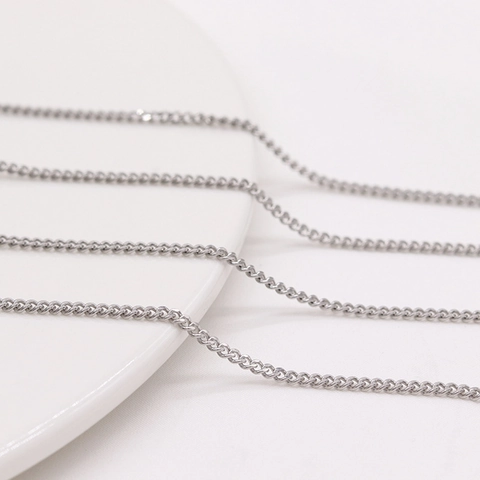 Stainless Steel O-Chain DIY Jewelry Making Accessory For Necklace Bracelet Silver Metallic Chain Spool Fine Craft Supplies